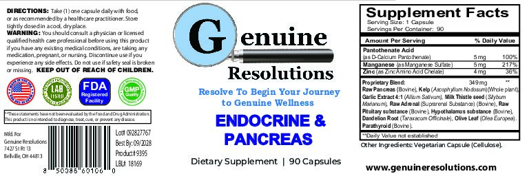 Endocrine and Pancreas - 90ct