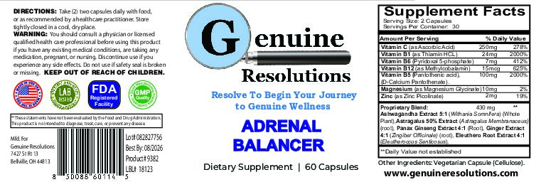 Adrenal Balancer - 60ct