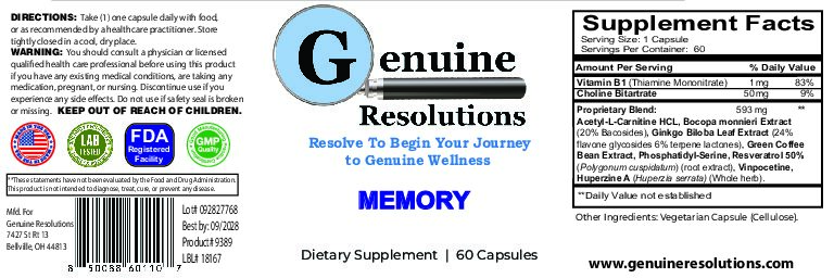 Memory - 60ct