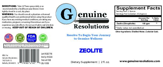 Zeolite - 2oz